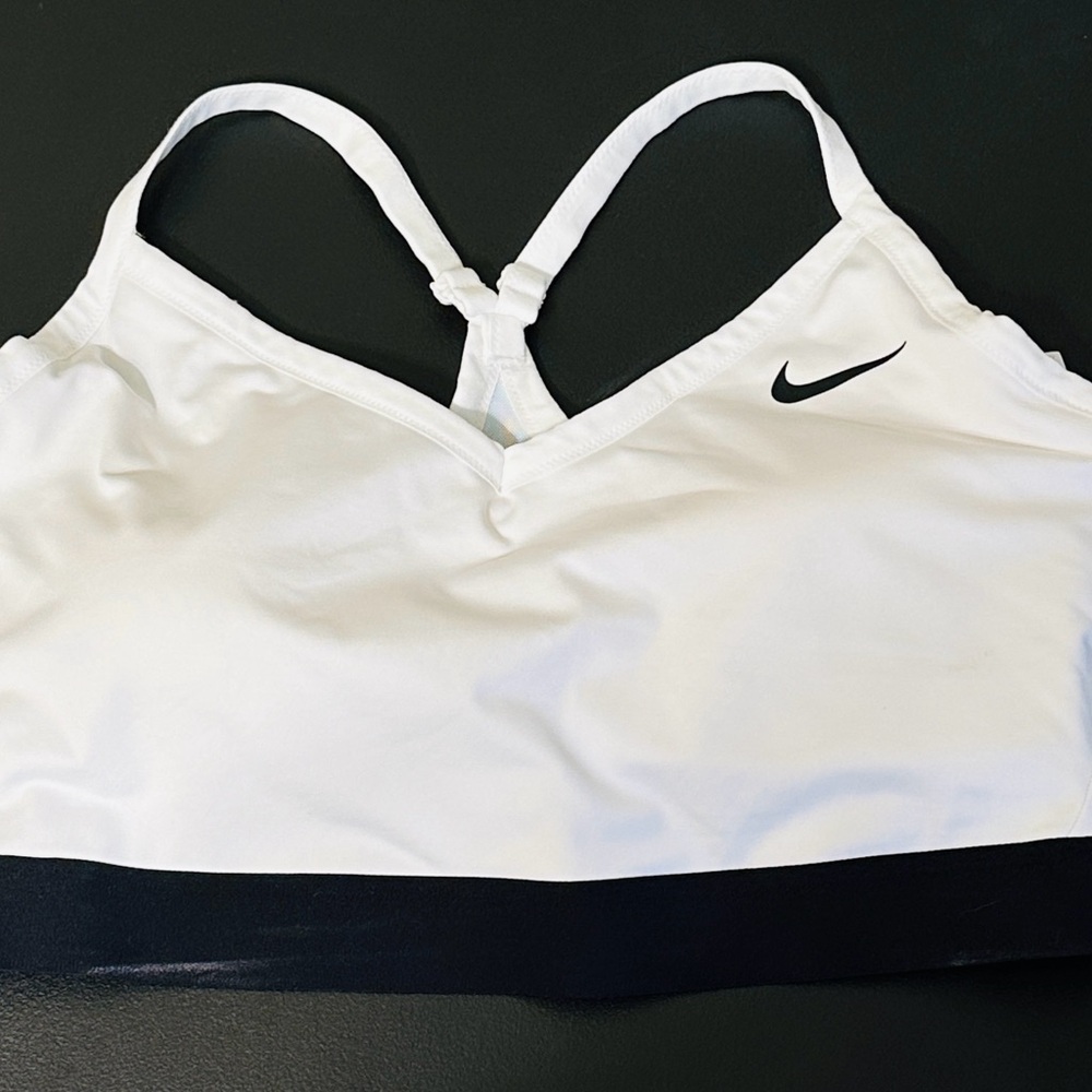 Nike Womens Indy Dri-FIT Training Sports Bra White 3X NWT